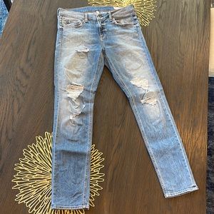 Rag & Bone distressed Dre jeans